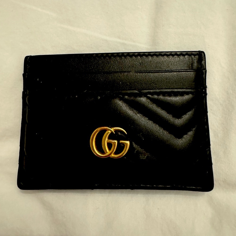 Gucci GGMarmot Card Case. Black